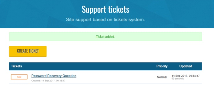 TrustZone Support Tickets