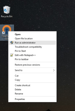 OpenVPN GUI - Vanished VPN Review - Questionable Speed and Security