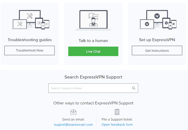 expressvpn support