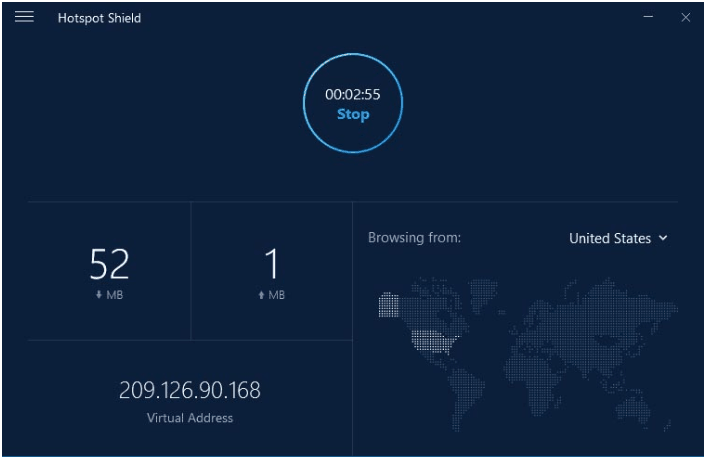 hotspotshield connection test