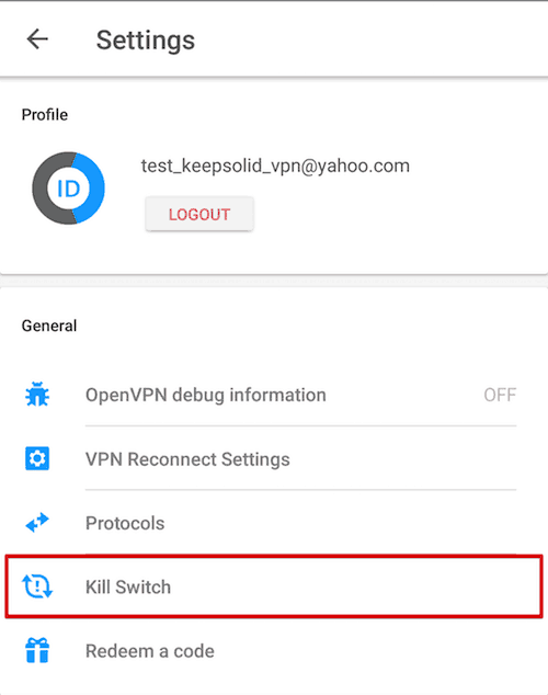 vpn unlimited kill switch android