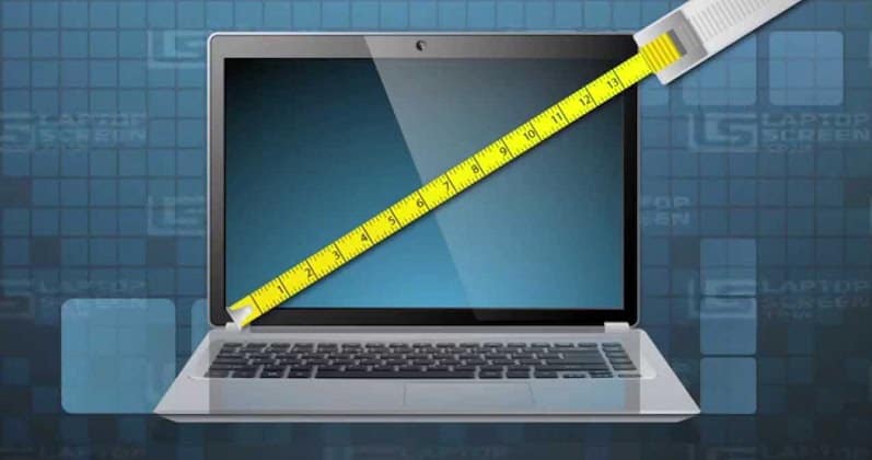 laptop screen measuring