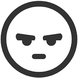 angry emoticon