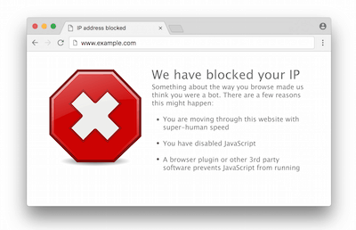 blocked ip in browser