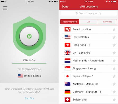 epressvpn vpn location