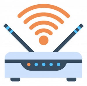 router connection vector