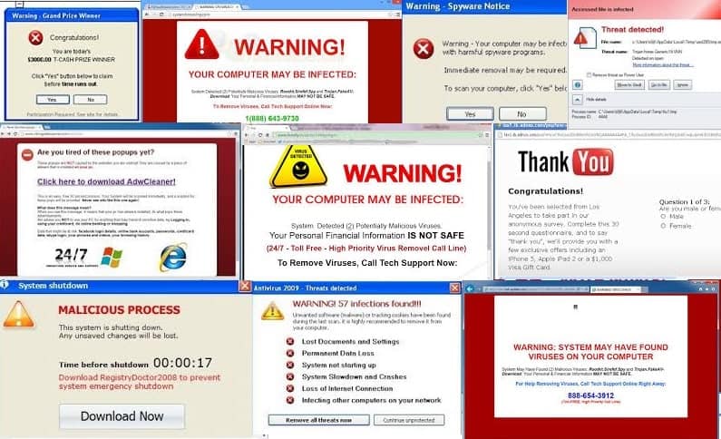 Malware Popups