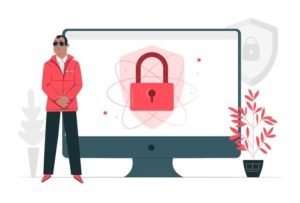 Security and privacy illustration