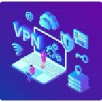 VPN icon purple background