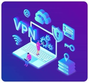 VPN icon purple background