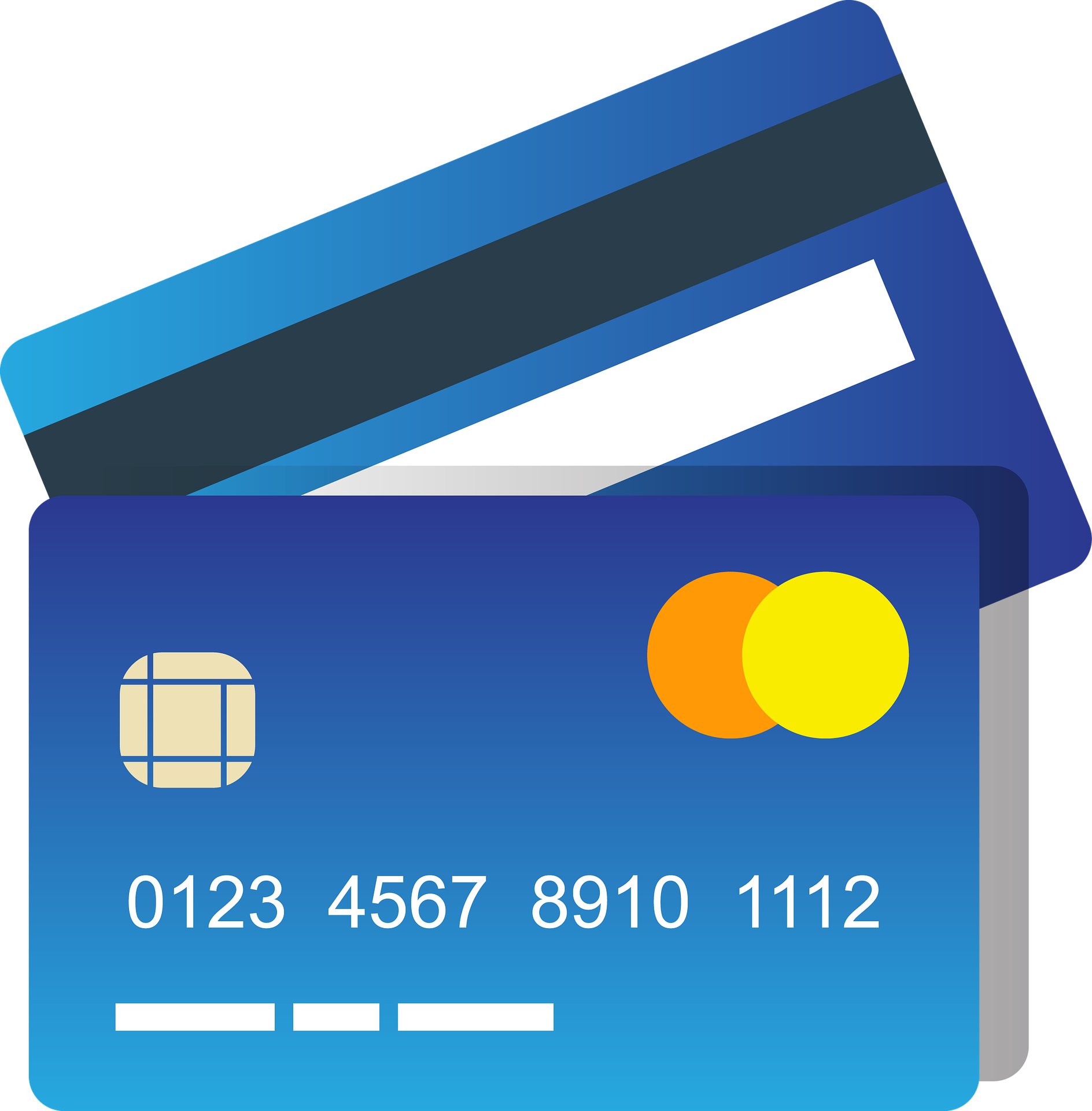 Blue credit card