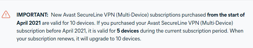 Avast VPN Multi Devices