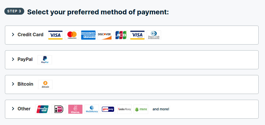 ExpressVPN Payment Methods