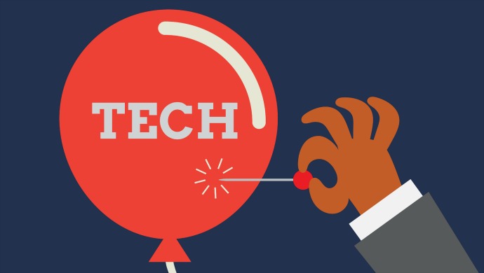 The Twenty-Year-Old Tech Bubble is Bursting