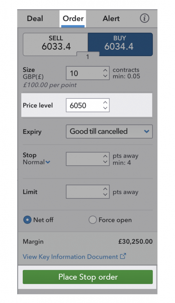 Stop Loss Order