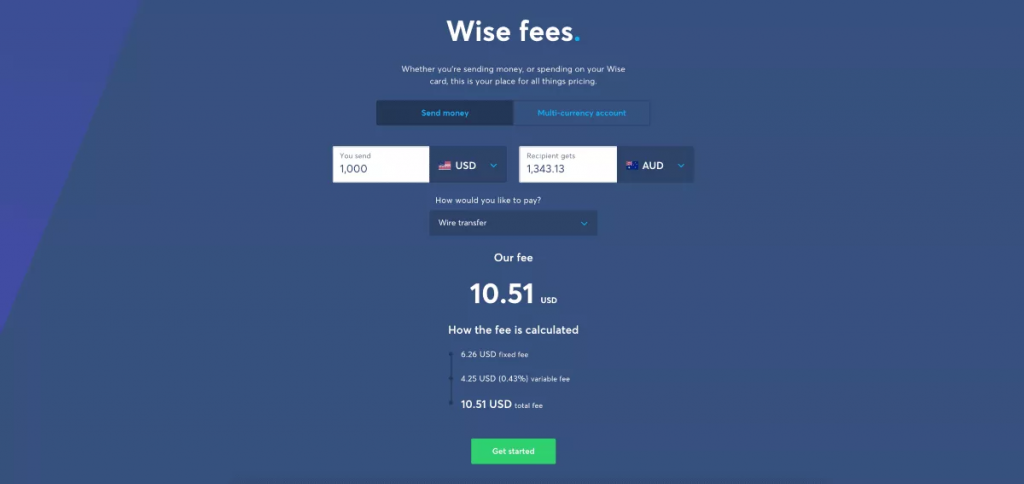 Wise Fees