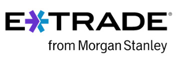 e*trade logo white