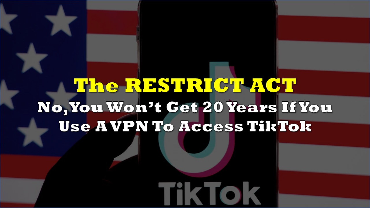 Can VPNs be considered illegal under the RESTRICT Act?