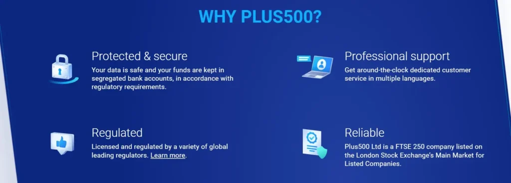 For Plus500 vs eToro, Plus500 is packing some pretty advanced analytical tools along with a training academy to sharpen your trading skills