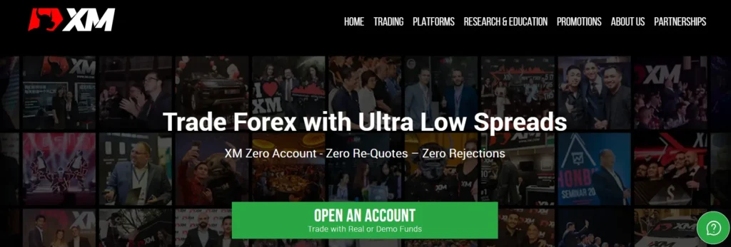 XM is considered the lowest spread forex broker that's great for all users, no matter their experience level.
