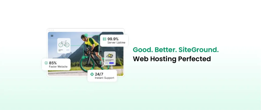 SiteGround Web Hosting makes our list of best web hosting providers in Australia due to its reliability and security.